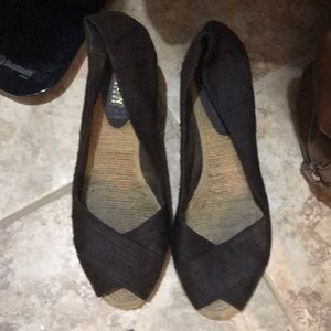 Brown Ralph Lauren wedge